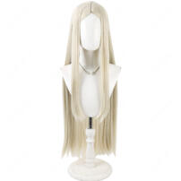 ガチアクタ オーガスト・スティルザ コスプレウィッグ 耐熱 高品質 プラチナブロンド ロング ストレート COSTOWNS