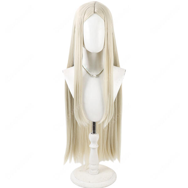 ガチアクタ オーガスト・スティルザ コスプレウィッグ 耐熱 高品質 プラチナブロンド ロング ストレート COSTOWNS元の画像