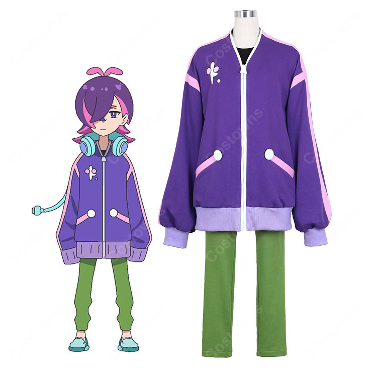 ポケットモンスター ドット コスプレ衣装 ジャケット＆ズボン セット COSTOWNS-1