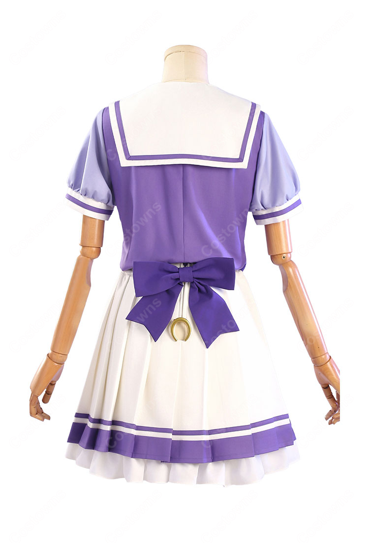 ウマ娘 プリティーダービー トレセン学園制服 夏服 コスプレ衣装 高品質ツイル生地 フルセット COSTOWNS-4
