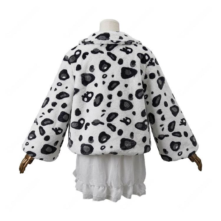 ぶいすぽっ！ 夜乃くろむ 第2衣装 コスプレ衣装 もこもこアニマル柄アウター 私服Ver. 高品質 セット COSTOWNS-3