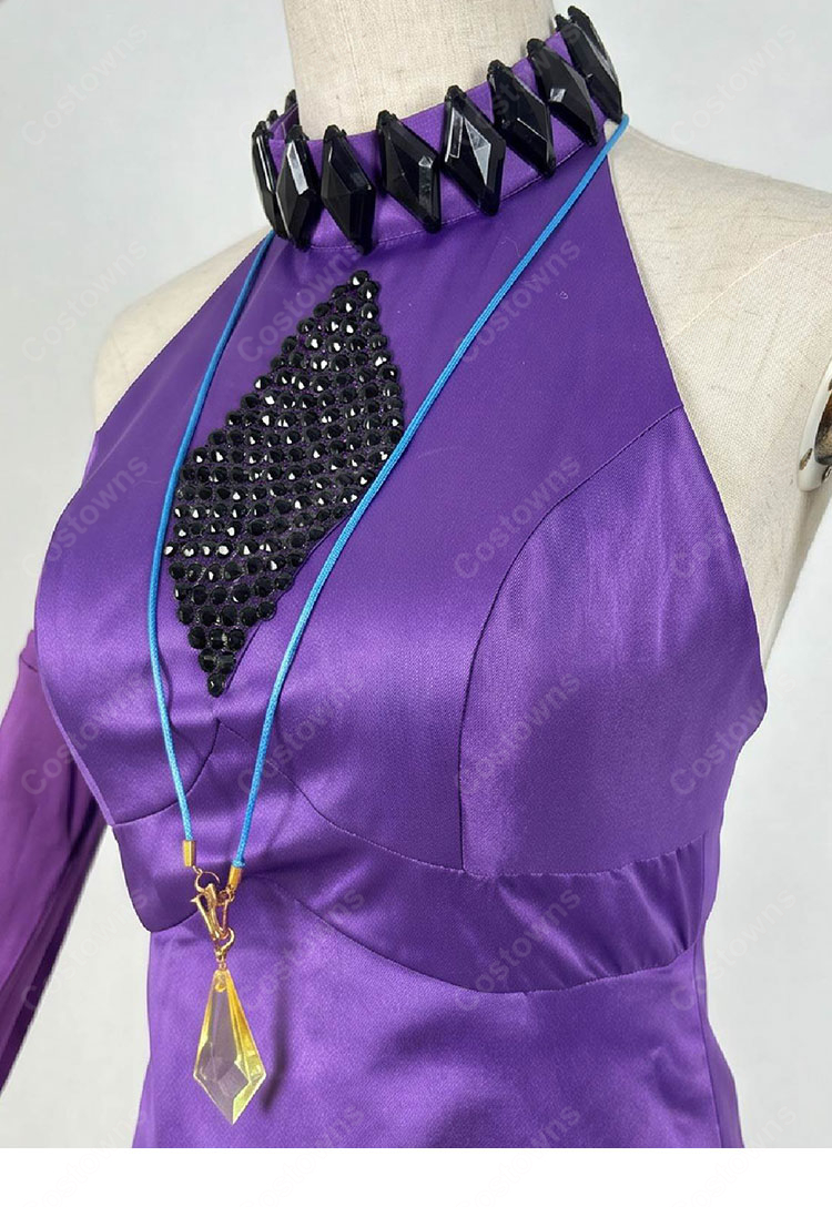 シュガシュガルーン 愛須バニラ（バニラ＝ミュー） コスプレ衣装 パープル ドレス COSTOWNS-4