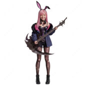hololive ホロライブ 森カリオペ バニー衣装 新衣装 コスプレ衣装 パンク風 高品質 セット COSTOWNS(ゲーム• アニメコスプレ衣装でおすすめの商品)