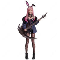 hololive ホロライブ 森カリオペ バニー衣装 新衣装 コスプレ衣装 パンク風 高品質 セット COSTOWNS