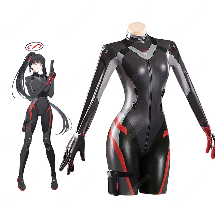 ブルーアーカイブ 調月リオ コスプレ衣装 臨戦 戦闘服 ジャンプスーツ セット セミナー 会長 COSTOWNS-1
