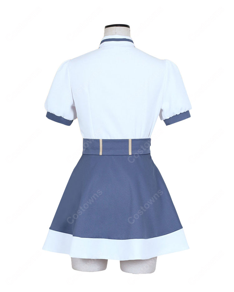 イキヅライブ！ LOVELIVE! BLUEBIRD 高橋ポルカ コスプレ衣装 夏制服 セット COSTOWNS-3
