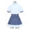 イキヅライブ！ LOVELIVE! BLUEBIRD 高橋ポルカ コスプレ衣装 夏制服 セット COSTOWNS その他 1