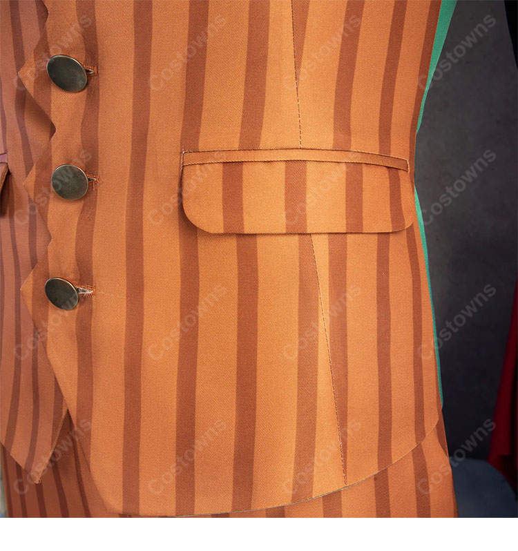 Pokémon LEGENDS Z-A AZ エーゼット コスプレ衣装 セット ストライプ柄 衣装 高品質 重現度 COSTOWNS-7