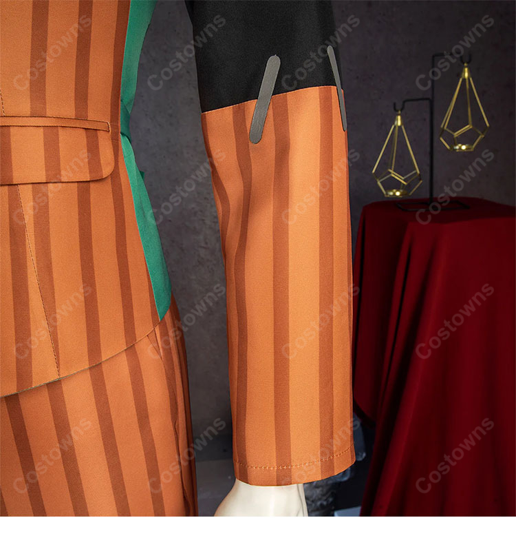 Pokémon LEGENDS Z-A AZ エーゼット コスプレ衣装 セット ストライプ柄 衣装 高品質 重現度 COSTOWNS-8