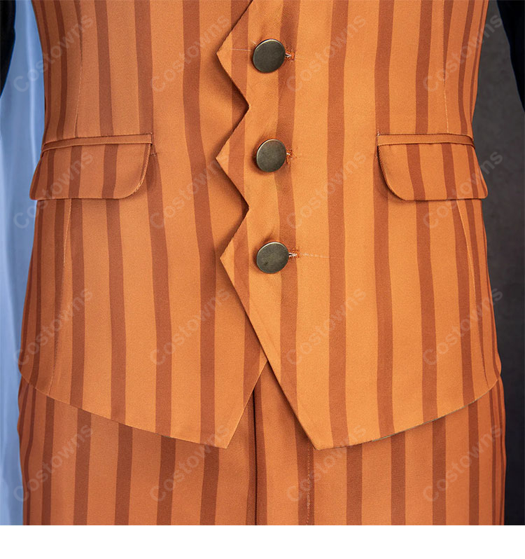 Pokémon LEGENDS Z-A AZ エーゼット コスプレ衣装 セット ストライプ柄 衣装 高品質 重現度 COSTOWNS-6