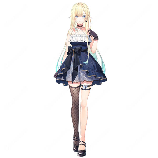 ぶいすぽっ！ 藍沢エマ 初期衣装 コスプレ衣装 ゴスロリ風 ドレス 豪華セット COSTOWNS オーダメイド可元の画像