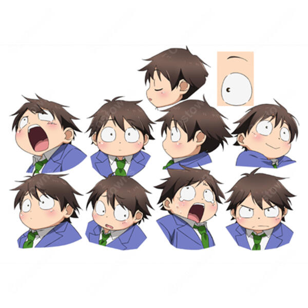 アクセル・ワールド 有田春雪 コスプレウィッグ 耐熱 高品質 ショート ダークブラウン COSTOWNS元の画像