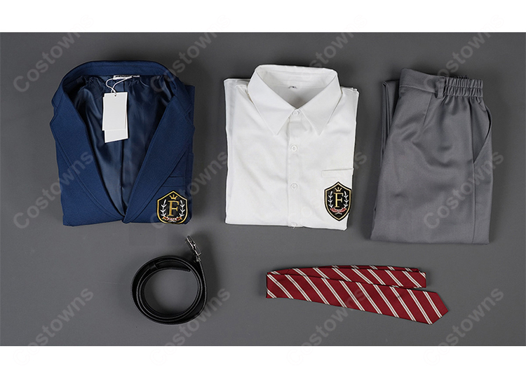 多聞くん今どっち！？ 福原多聞 コスプレ衣装 制服Ver. F/ACE エンブレム付き フルセット COSTOWNS-7
