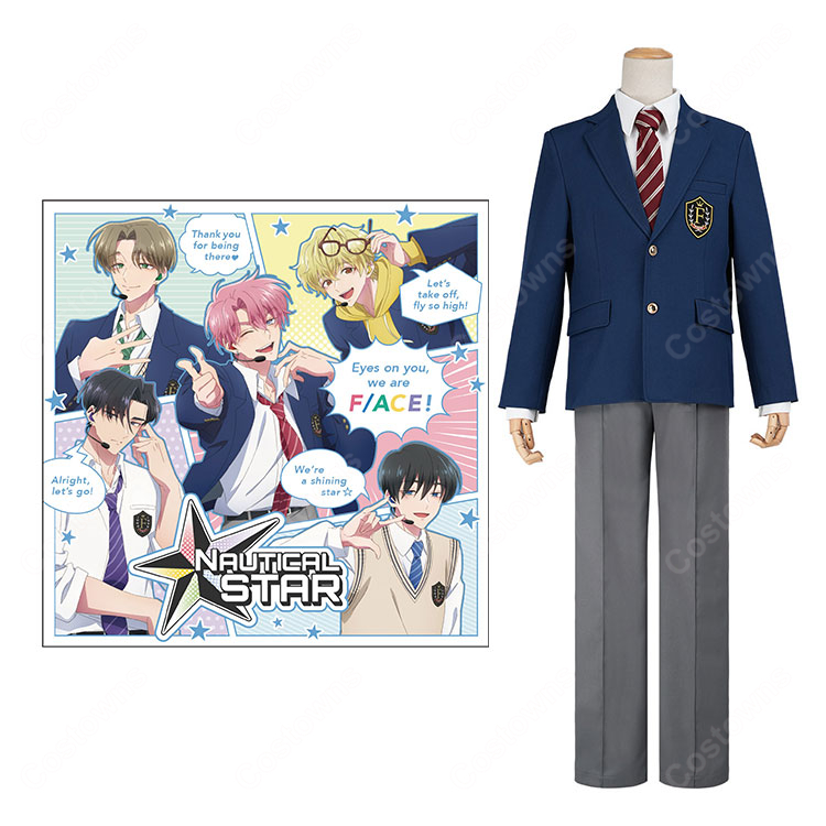 多聞くん今どっち！？ 福原多聞 コスプレ衣装 制服Ver. F/ACE エンブレム付き フルセット COSTOWNS-1