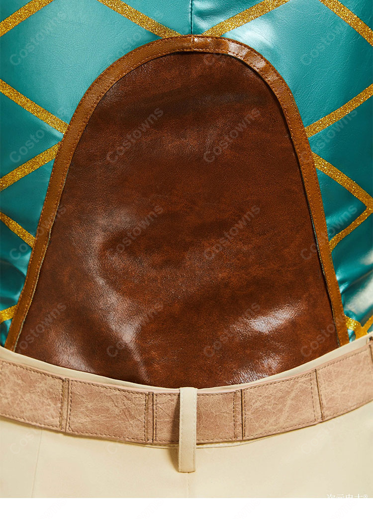 ジョジョの奇妙な冒険 第7部 SBR ディエゴ・ブランドー コスプレ衣装 Dio ジョッキー服 尻尾付き 高品質 COSTOWNS-6