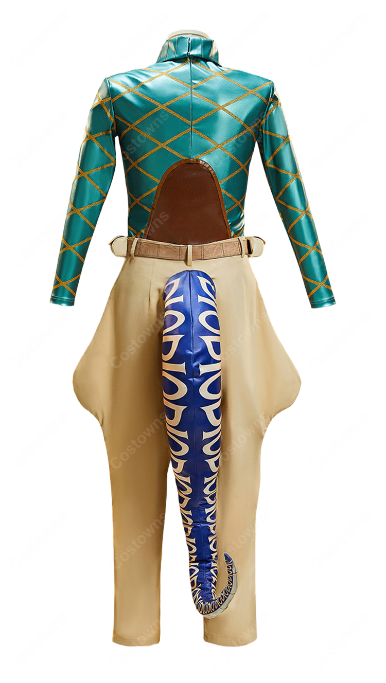 ジョジョの奇妙な冒険 第7部 SBR ディエゴ・ブランドー コスプレ衣装 Dio ジョッキー服 尻尾付き 高品質 COSTOWNS-4