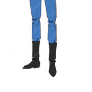 名探偵コナン 萩原千速 コスプレ靴 ロングブーツ 警察制服 白バイ隊員 コスチューム用 シューズ COSTOWNS