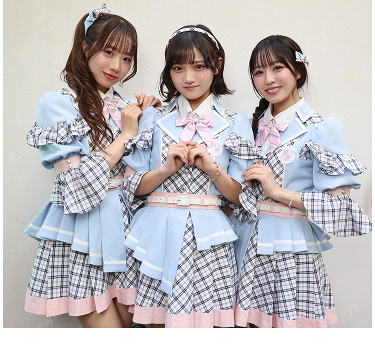 α+（アルファプラス） 青春のエフェクト 瀬乃真帆子 木野稟子 沖玲萌 コスプレ衣装 ステージ衣装 COSTOWNS-2