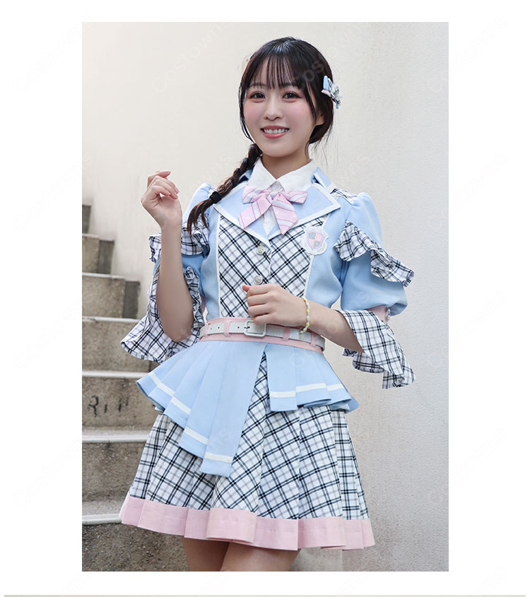 α+（アルファプラス） 青春のエフェクト 瀬乃真帆子 木野稟子 沖玲萌 コスプレ衣装 ステージ衣装 COSTOWNS-1