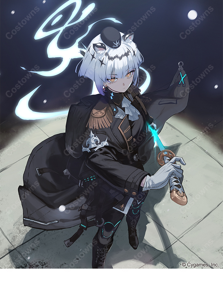 Shadowverse 静寂のアナテマ・ギルダリア コスプレ靴 シャドウバース ネクロマンサー ギルダリア コスプレシューズ 合成皮革 オーダーサイズ対応 COSTOWNS-6