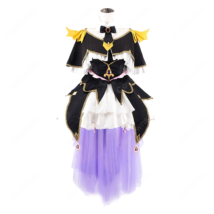 コスプレ衣装　森亜るるか　キュアアルカナシャドウ風　名探偵プリキュア！ 森亜るるか キュアアルカナ・シャドウ コスプレ衣装 名探偵プリキュア