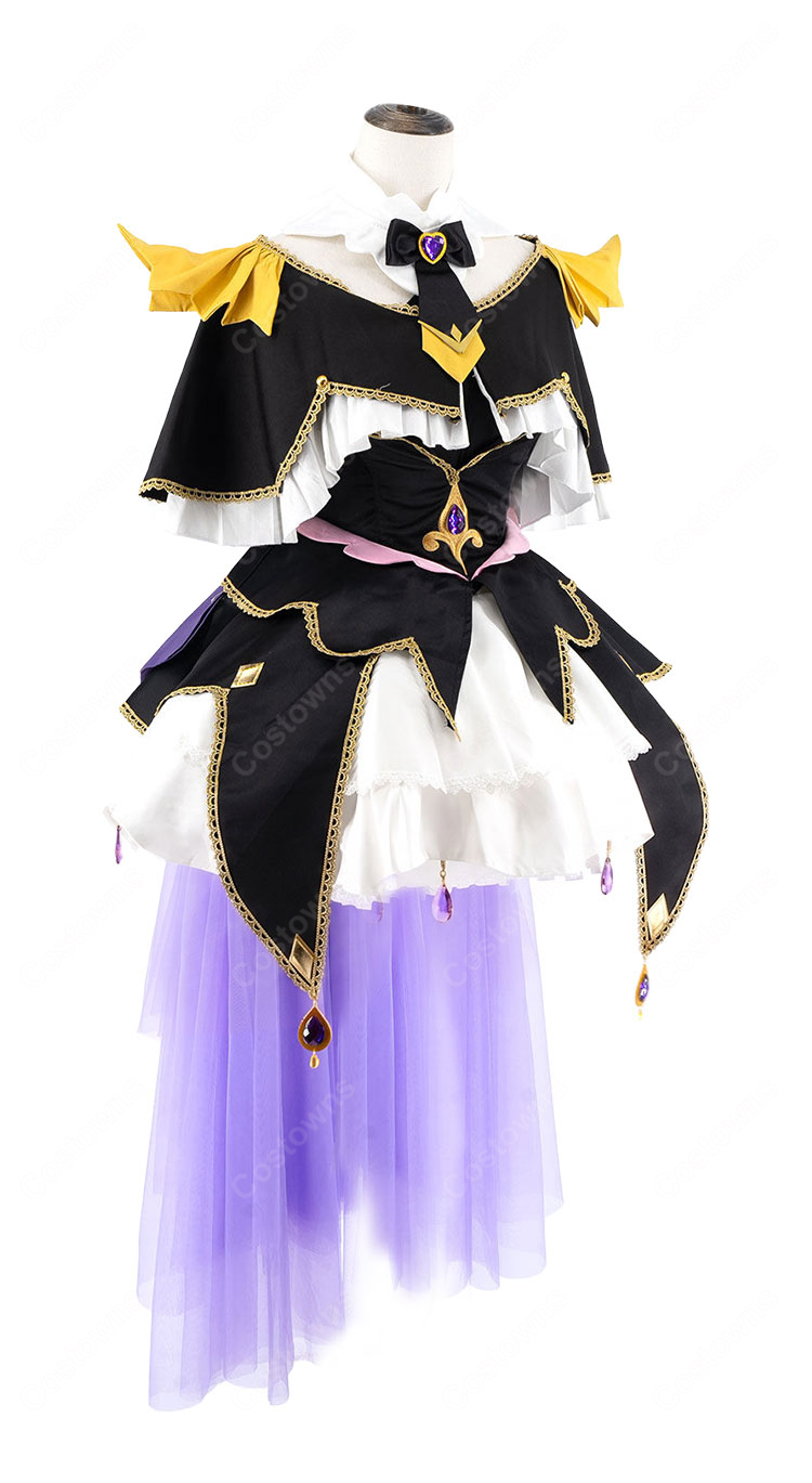 名探偵プリキュア！ 森亜るるか キュアアルカナ・シャドウ 変身後 コスプレ衣装 高品質 豪華セット COSTOWNS-3