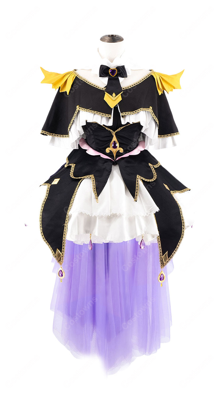 名探偵プリキュア！ 森亜るるか キュアアルカナ・シャドウ 変身後 コスプレ衣装 高品質 豪華セット COSTOWNS-2