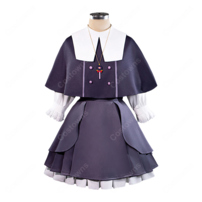 名探偵プリキュア！ 森亜るるか 通常衣装 コスプレ衣装 ケープ付きワンピース 私服Ver. ネックレス・タイツ付き(202×202)