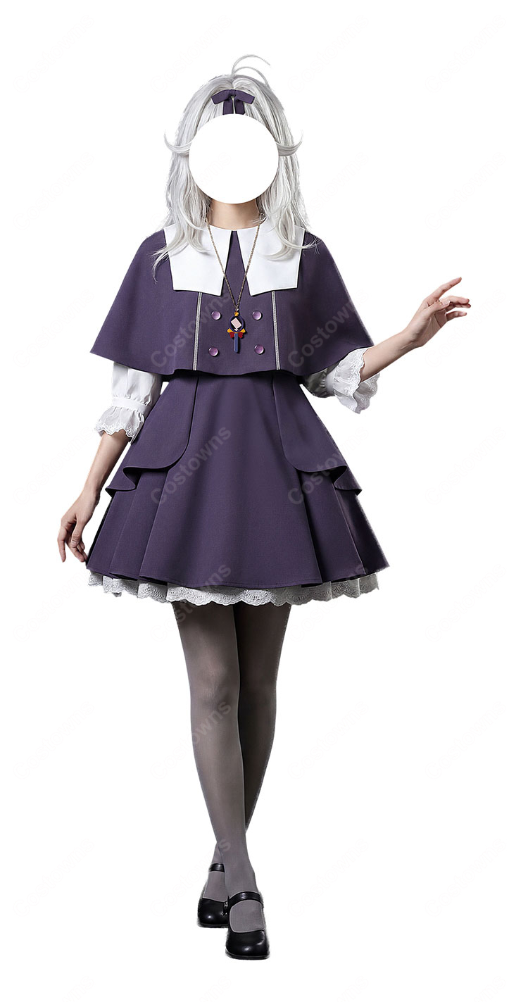 名探偵プリキュア！ 森亜るるか 通常衣装 コスプレ衣装-2