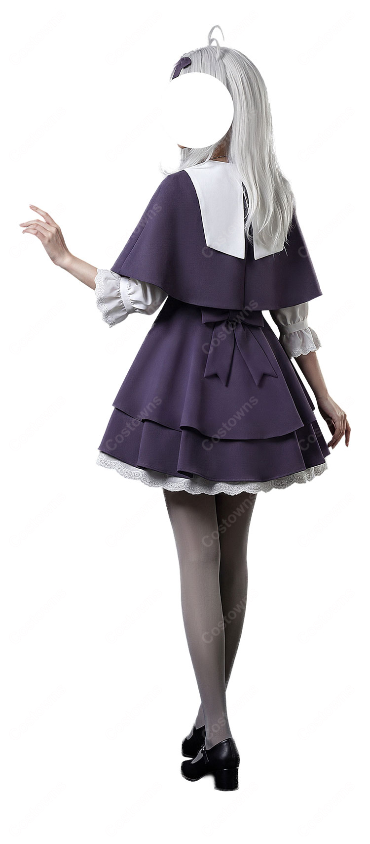 名探偵プリキュア！ 森亜るるか 通常衣装 コスプレ衣装-3
