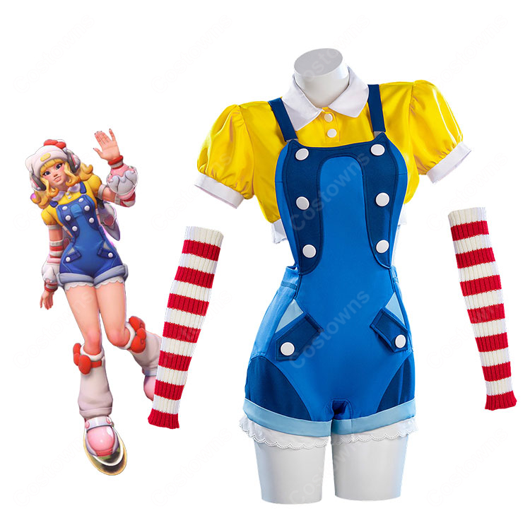 オーバーウォッチ ジュノ ハローキティ コスプレ衣装 かわいい サンリオ スキン コスチューム-1