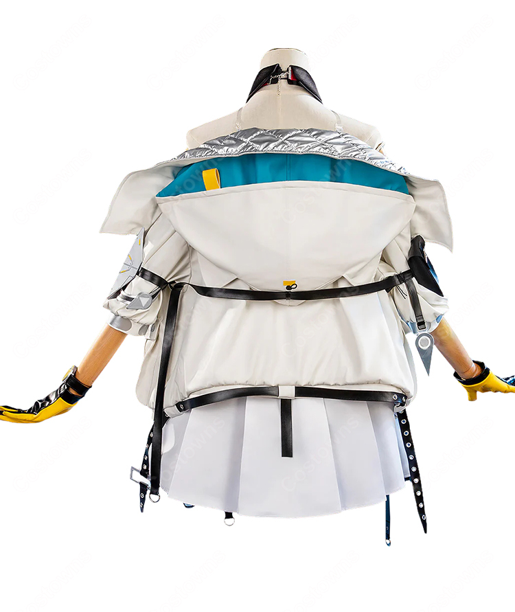 アークナイツ：エンドフィールド ペリカ コスプレ衣装 監察官 デフォルト衣装 豪華セット-4