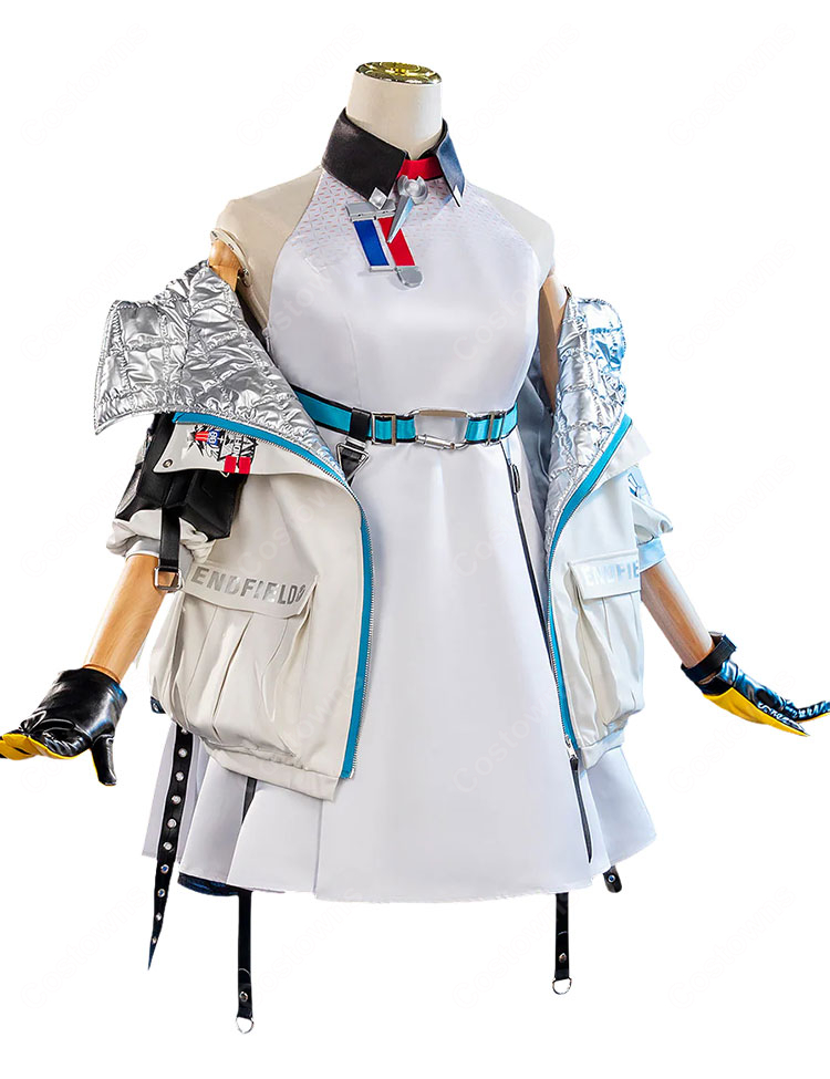 アークナイツ：エンドフィールド ペリカ コスプレ衣装 監察官 デフォルト衣装 豪華セット-3