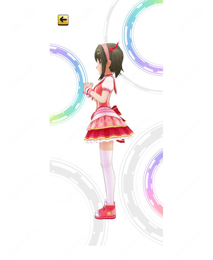 アイドルマスター シンデレラガールズ 今井加奈 SSR メモリアルデイズ 特訓後 コスプレ衣装 ビビッドカラーエイジ ユニット衣装 アイドル衣装-5
