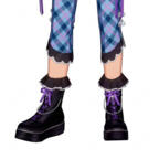 あんさんぶるスターズ！！ あんスタ 花群冬芽 ユメ Poison Ribbon コスプレ靴 ステージ衣装 編み上げブーツ