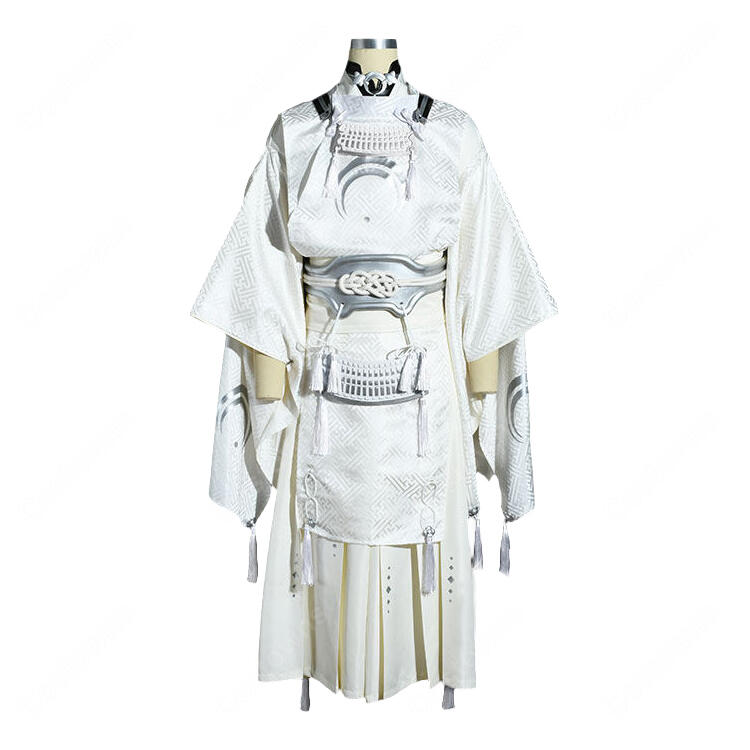 舞台『刀剣乱舞』白い三日月宗近 コスプレ衣装 戦装束 白ver 刀ステ