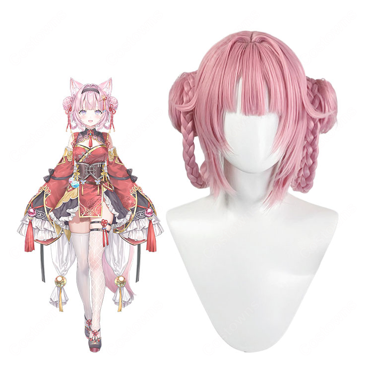 hololive ホロライブ 博衣こより 新衣装 東洋風ファンタジー衣装 コスプレウィッグ 耐熱 秘密結社holoX-1