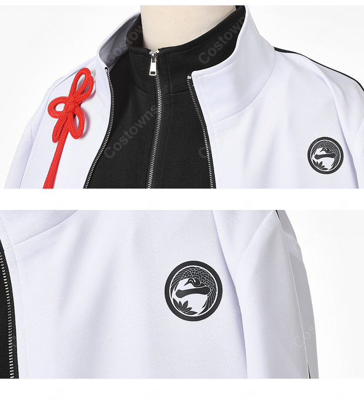 刀剣乱舞ONLINE 姫鶴一文字 内番服 コスプレ衣装 ジャージ セットアップ 紋入り 再現度が高い-6