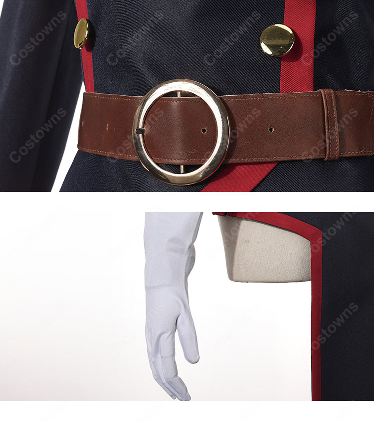 魔都精兵のスレイブ 東風舞希 コスプレ衣装 魔防隊九番組 組長 隊服 制服 高品質 フルセット-5