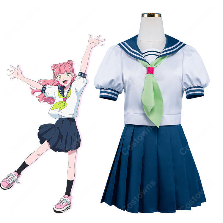 正反対な君と僕 鈴木みゆ コスプレ衣装 夏制服 セーラー服-1