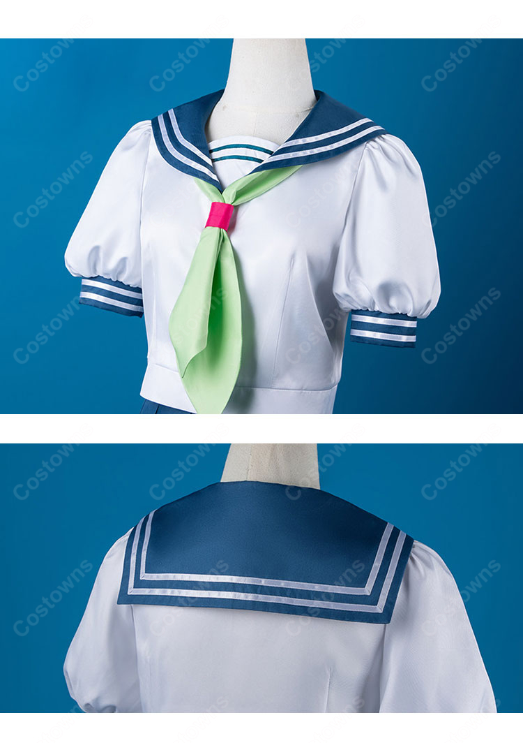正反対な君と僕 鈴木みゆ コスプレ衣装 夏制服 セーラー服-5