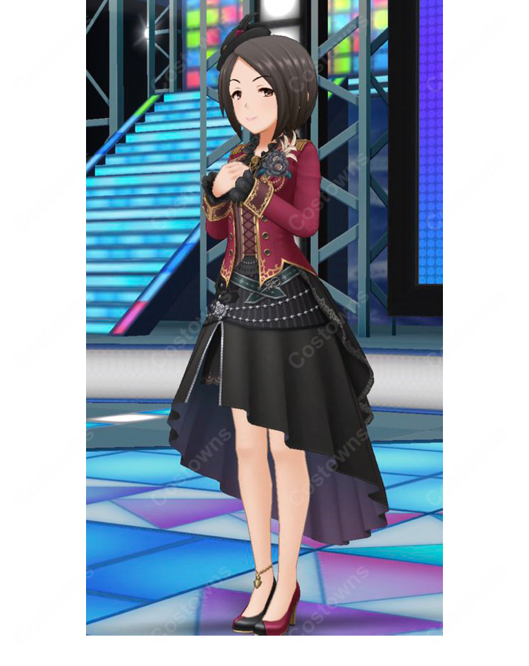 アイドルマスター シンデレラガールズ 東郷あい ビター・エレガンス コスプレ衣装 豪華セット ステージ衣装-4