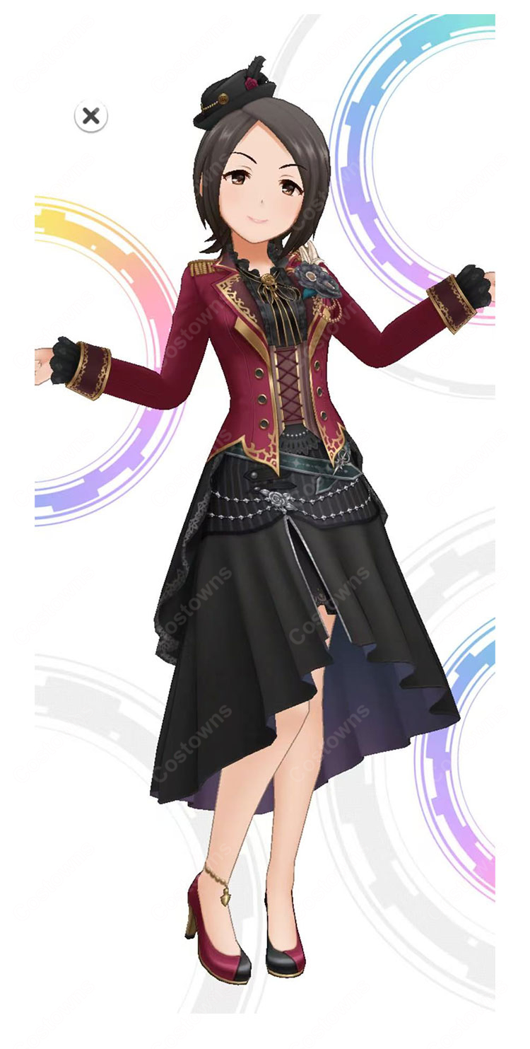 アイドルマスター シンデレラガールズ 東郷あい ビター・エレガンス コスプレ衣装 豪華セット ステージ衣装-1