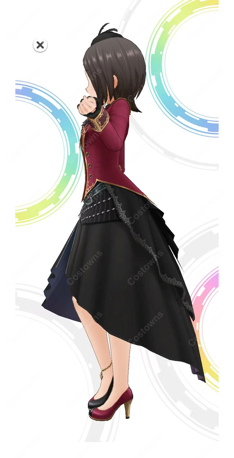 アイドルマスター シンデレラガールズ 東郷あい ビター・エレガンス コスプレ衣装 豪華セット ステージ衣装-2