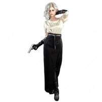 バイオハザード レクイエム グレース・アッシュクロフト FILM NOIR コスプレ衣装 高品質 ドレス セット