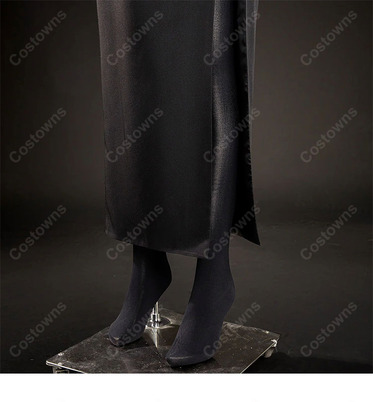 バイオハザード レクイエム グレース・アッシュクロフト FILM NOIR コスプレ衣装 高品質 ドレス セット-15