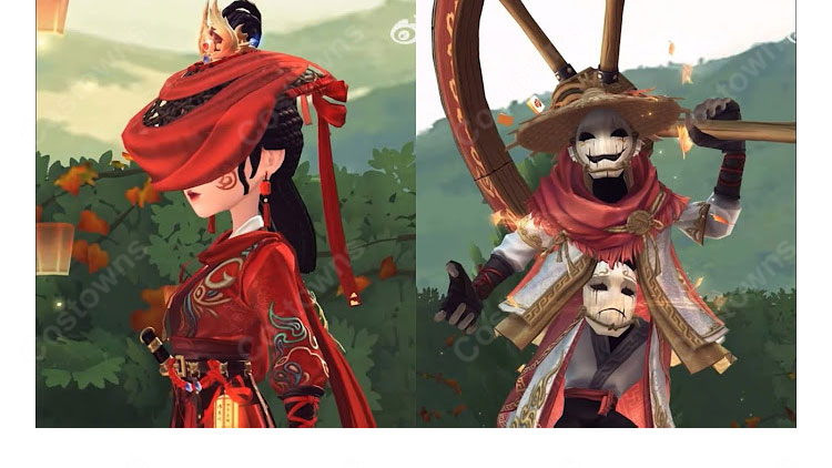 IdentityV 第五人格 破輪(ウィル三兄弟) 破陣子 仮面 3枚セット コスプレ道具 GG戦隊優勝記念-8