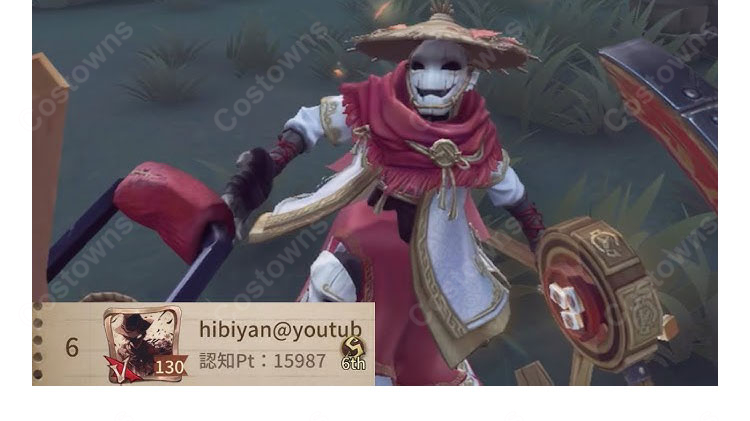 IdentityV 第五人格 破輪(ウィル三兄弟) 破陣子 仮面 3枚セット コスプレ道具 GG戦隊優勝記念-7