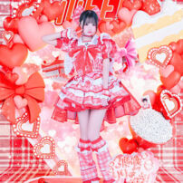 iLiFE! 心花りり コスプレ衣装 新アー写 赤チェック アイドル衣装 ステージ服(チア)
