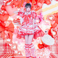 iLiFE! 心花りり コスプレ衣装 新アー写 赤チェック アイドル衣装 ステージ服(202×202)
